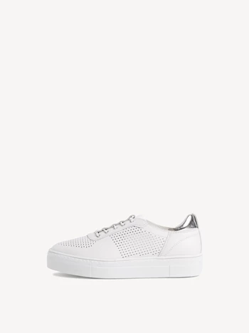 Női Tamaris Low Tops Tornacipő Fehér / Titán | GRO-394708