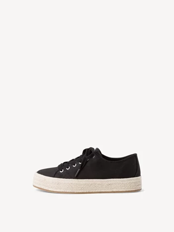 Női Tamaris Low Tops Tornacipő Fekete | QSZ-043698