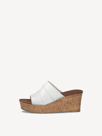 Női Tamaris Sarkú Éktalpú heeled Platform Mule Cipő / Barna | OTC-013562